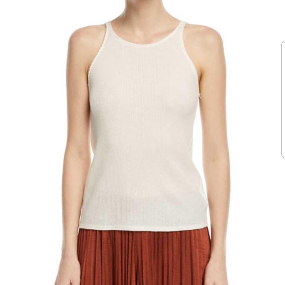Elizabeth and James Waffle Knit Tank Size Medium